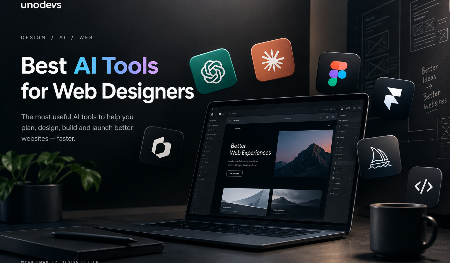 Best AI tools for web designers including ChatGPT Claude Figma and Framer