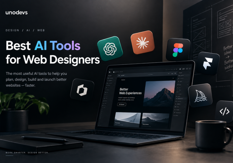 Best AI tools for web designers including ChatGPT Claude Figma and Framer